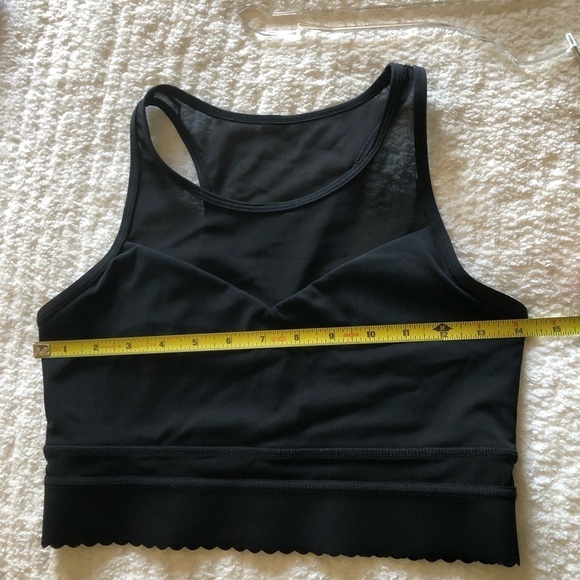 Zyia Mesh Racerback Sport Bra Black - Picture 9 of 11